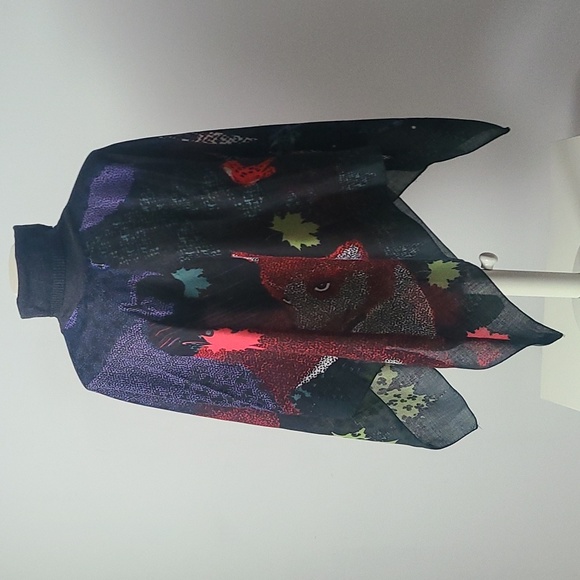 Refashioned Vintage Poncho 🍁 - Picture 2 of 5